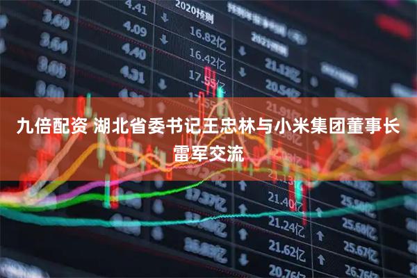 九倍配资 湖北省委书记王忠林与小米集团董事长雷军交流