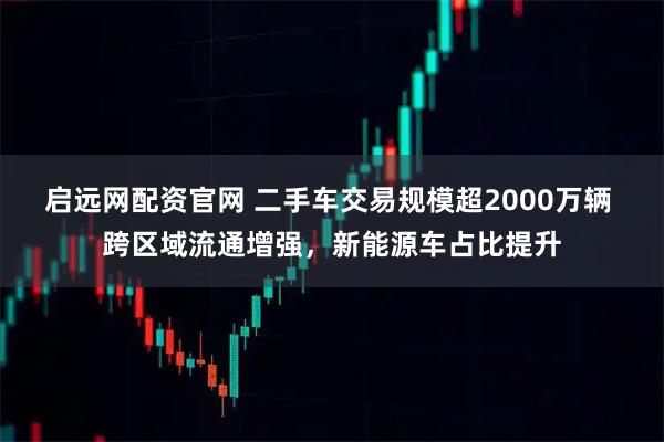 启远网配资官网 二手车交易规模超2000万辆 跨区域流通增强，新能源车占比提升