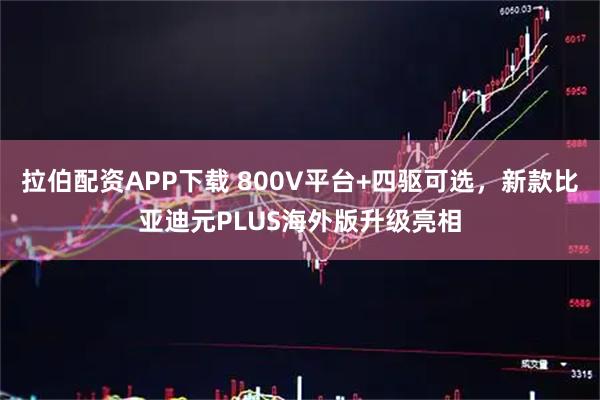 拉伯配资APP下载 800V平台+四驱可选，新款比亚迪元PLUS海外版升级亮相